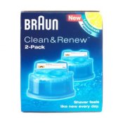 Braun Shaver Clean and Renew 2pk